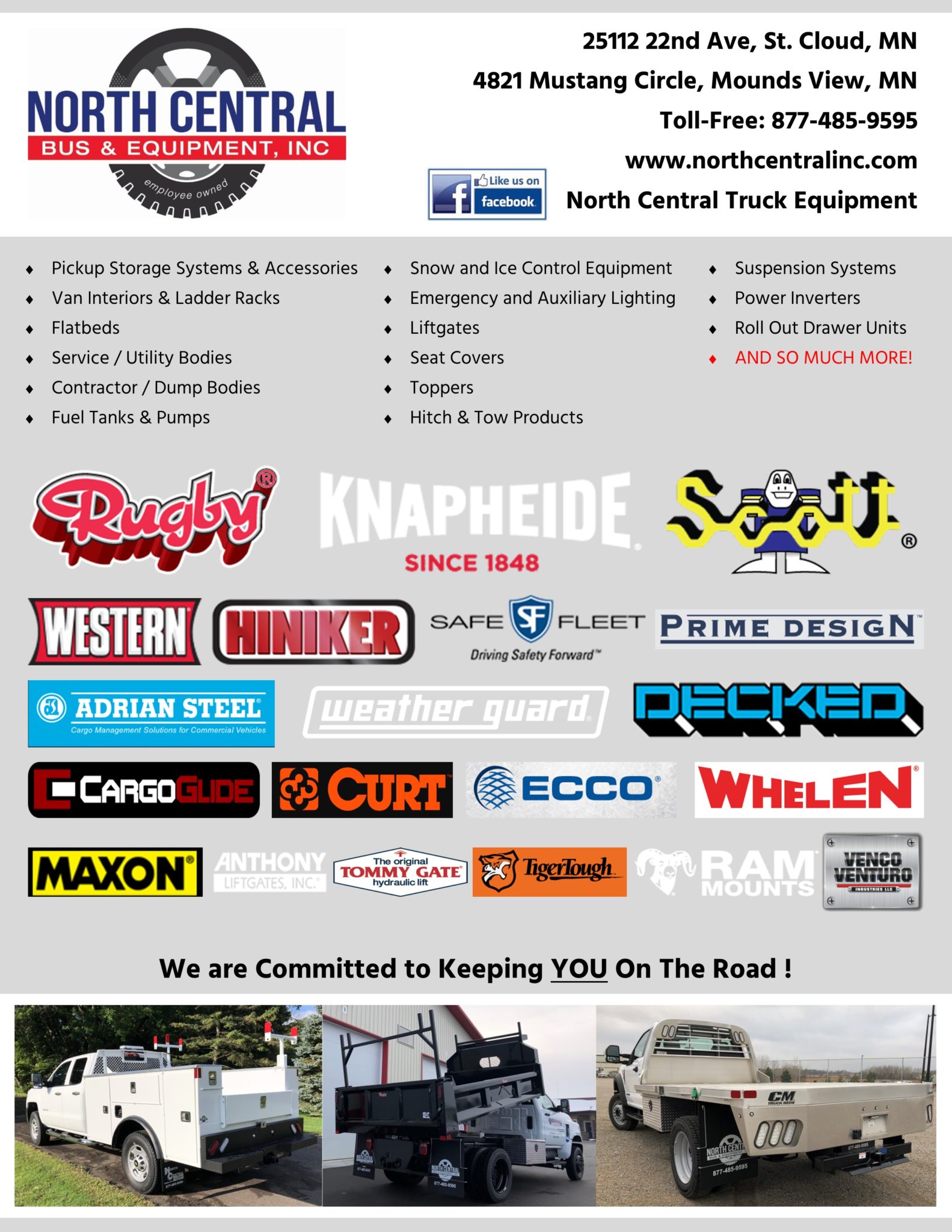 Truck Equipment - North Central Bus and Equipment, Inc.